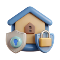 beautiful rustic Smart Home Security System Icon Set Cutout png