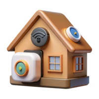 extraordinary traditional Smart Home Security System Icon Set Cutout high quality png