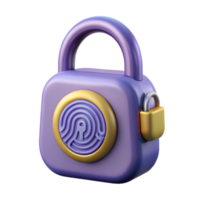 dramatic rustic Smart Lock with Fingerprint Scanner Isolated on Transparent Background exclusive png