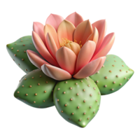 deslumbrante moderno deserto cacto flor flor isolado autêntico png