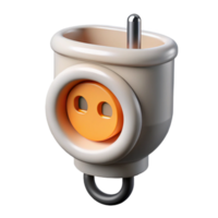impressive rustic Smart Plug with Power Indicator Light Isolated Element authentic png
