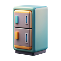 magnificent minimalist Smart Refrigerator with Touchscreen Display Transparent Background original png