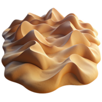 stunning creative Desert Sand Dunes Texture Transparent Background Cutout png