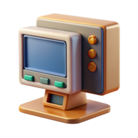 magnificent minimalist Desktop Computer with Ssd Storage Isolated Element png