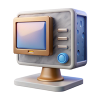 elegant contemporary Desktop Computer with Ssd Storage Isolated Element authentic png