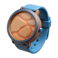 serene artistic Smartwatch with Circular Display Transparent Cutout high quality png