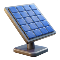 stunning minimalist Solar Panel Array Side View Isolated premium png