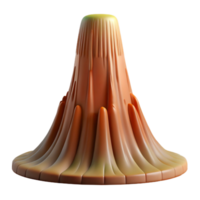 wonderful classic Devils Tower Wyoming Vertical Rock Formation Cutout authentic png