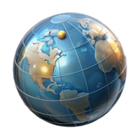 stunning rustic D Globe with Interactive Features Transparent Background original png