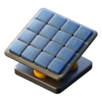 magnificent abstract Solar Panels Array Top View Cutout detailed png