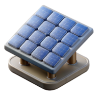 serene artistic Solar Panels Array Top View Cutout professional png