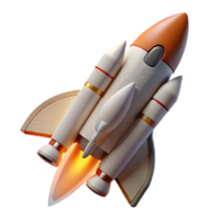 stunning abstract Space Shuttle Launching Into Space Side View Cutout png