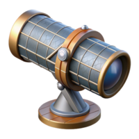 stunning abstract Space Telescope Hubble Style Side View Transparent Cutout high quality png