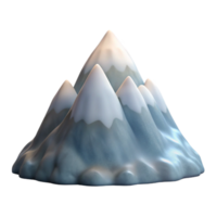 wonderful classic Distant Mountain Range in Hazy Light Cutout on Transparent Background detailed png
