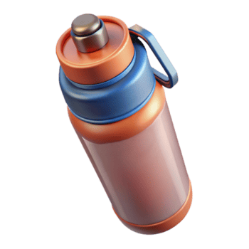 magnífico clássico Esportes garrafa água preenchidas transparente fundo Cortar fora original png