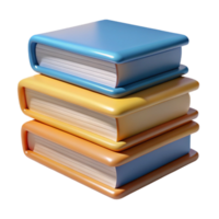 extraordinary abstract Stack of Books Side Angle Transparent detailed png