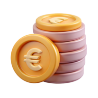 wonderful modern Stack of Coins with Upward Arrow Isolated original png