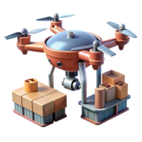 stunning modern Drone in Flight Over Green Fields Cutout professional png