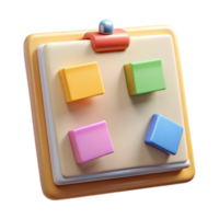 magnificent modern Sticky Notes on Whiteboard Cutout detailed png