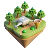 impressive classic Drone Mapping for Reforestation Cutout authentic png