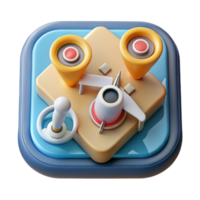 magnificent artistic Drone Mapping Software User Interface Transparent Background premium png