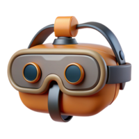 beautiful creative Drone Pilot Goggles First Person View Isolated original png