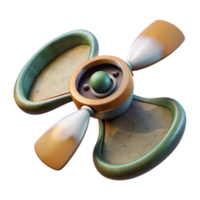 serene rustic Drone Propeller Spinning Isolated high resolution png