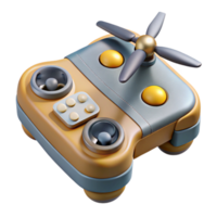 magnificent abstract Drone Remote Control Top View Isolated authentic png