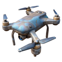 dramatic artistic Drone with Atmospheric Sensors Isolated high resolution png