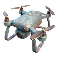extraordinary rustic Drone with Atmospheric Sensors Isolated exclusive png