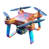 wonderful modern Drone with Attached Infrared Camera Transparent Background premium png