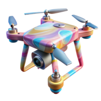 Drone with Attached Multispectral Camera Isolated png