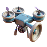 serene rustic Drone with Attached Speaker System Cutout professional png