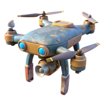 stunning rustic Drone with Attached Thermal Imaging Camera Cutout genuine png