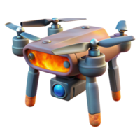 extraordinary abstract Drone with Attached Thermal Imaging Camera Cutout authentic png