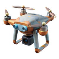 magnificent modern Drone with Camera Attached Cutout premium png