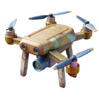 stunning abstract Drone with Camera Gimbal Rotating Cutout genuine png