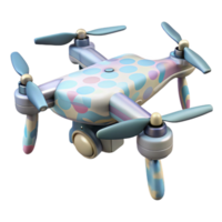 magnificent abstract Drone with Camera Pointed Downward Isolated detailed png