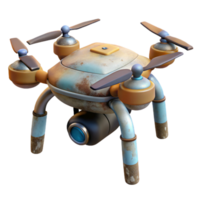 wonderful artistic Drone with Customizable Settings Isolated authentic png