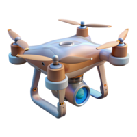 vibrant abstract Drone with High Altitude Flight Capability Transparent Background authentic png