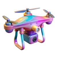 elegant traditional Drone with Multispectral Camera Bottom View Transparent Background high quality png