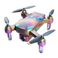 magnificent creative Drone with Multispectral Camera Bottom View Transparent Background genuine png