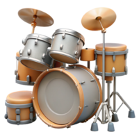 serene abstract Drum Kit Top View Cutout high resolution png