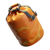 elegant abstract Dry Bag Orange Transparent Background authentic png