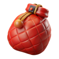 impressive artistic Dry Bag Red Transparent Background original png