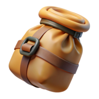 impressive rustic Dry Bag with Roll Top Closure Cutout professional png