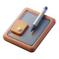 magnificent classic Tablet Computer with Stylus Side View Isolated Cutout high quality png