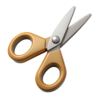elegant minimalist Tailor Scissors Sharp Blades Open Cutout authentic png