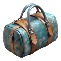 serene traditional Duffle Bag Packed and Ready to Go Transparent Background png