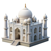 stunning rustic Taj Mahal White Marble Intricate Detail Transparent Background genuine png